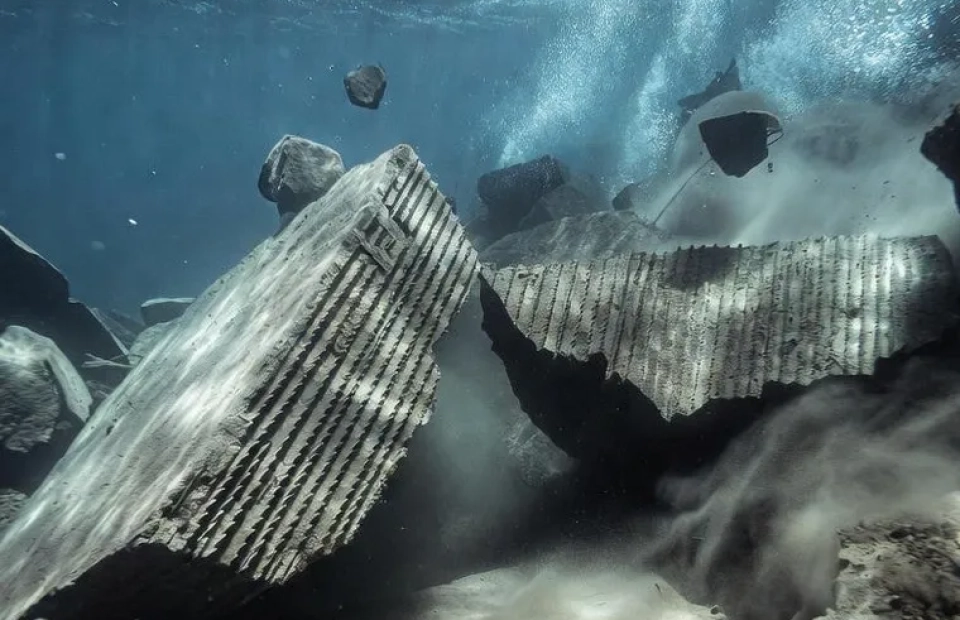 Desmonte de Rocha Subaquático